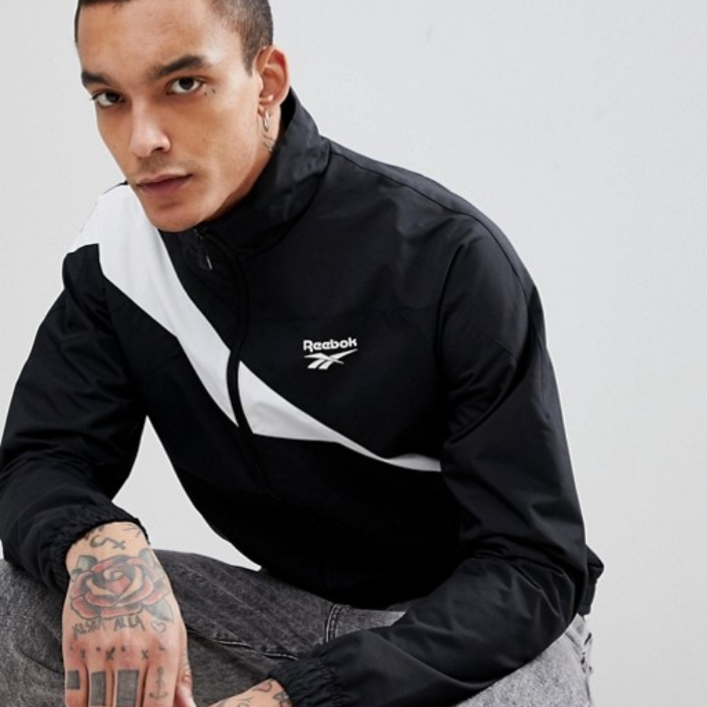 Reebok Classics Vector Track Jacket Retro Black L - Picture 2 of 8